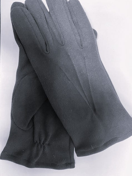 Men's Black Cotton Gloves