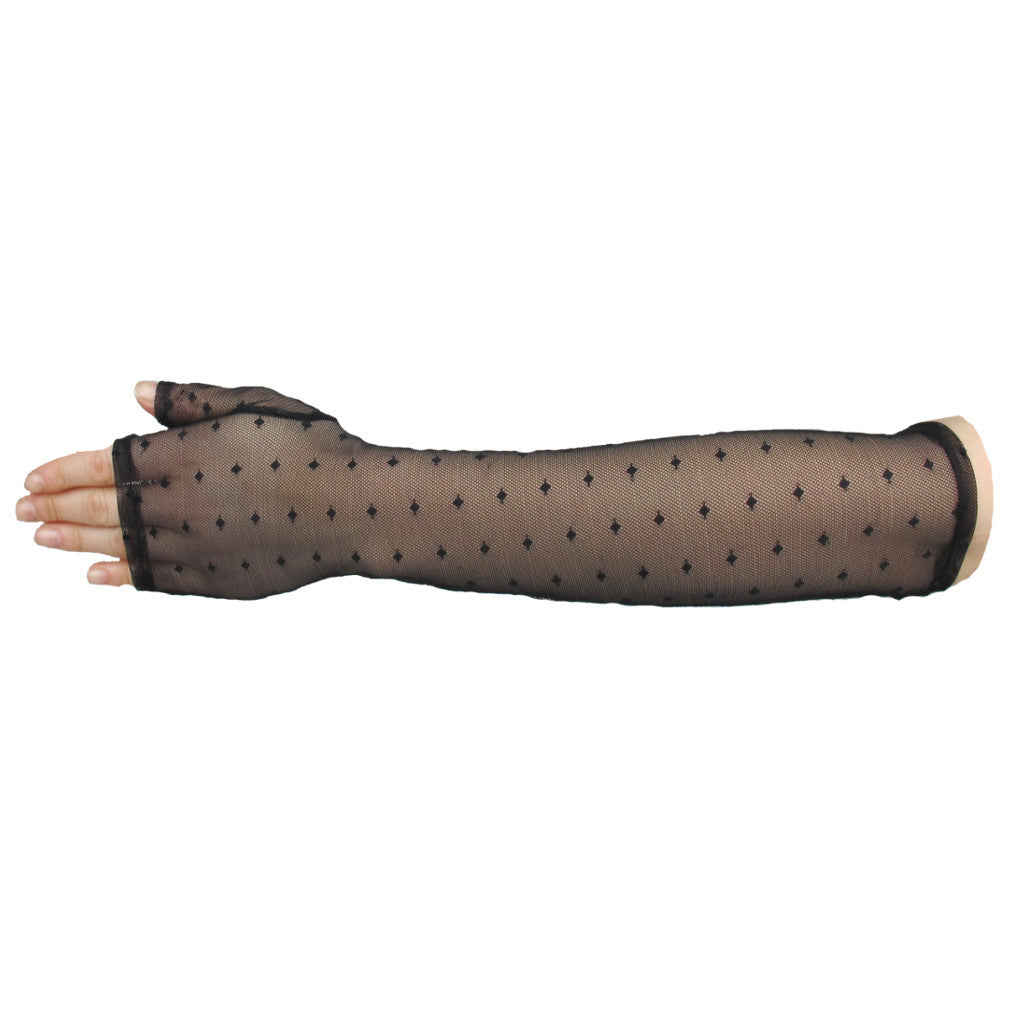Tulle Spot Mittens