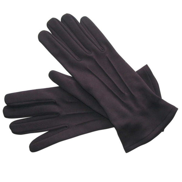 Men's Black Cotton Gloves