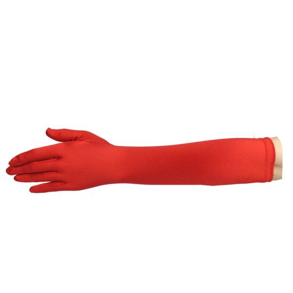 Satin Gloves - Elbow